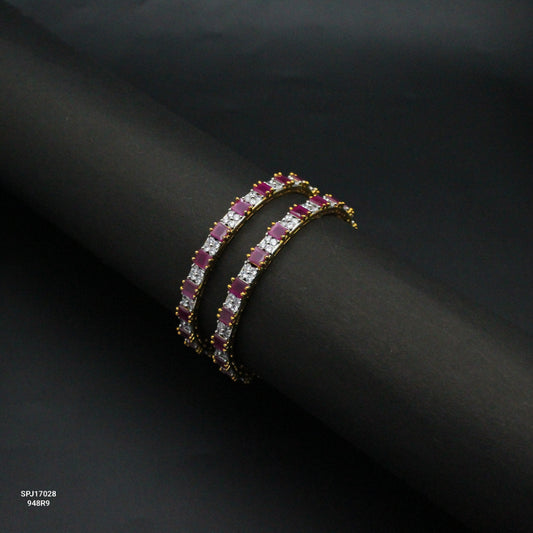 17028 GJ Ruby Bangles