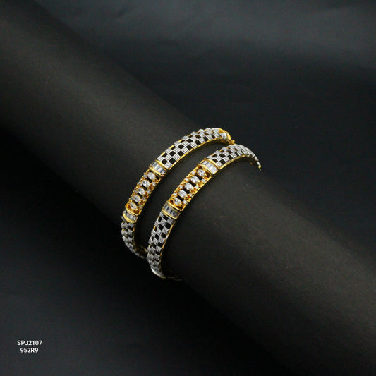 2107 Gold Polish Bangles