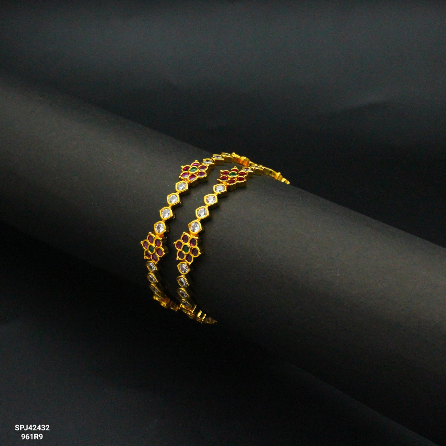 42430 Flower Multi Bangles