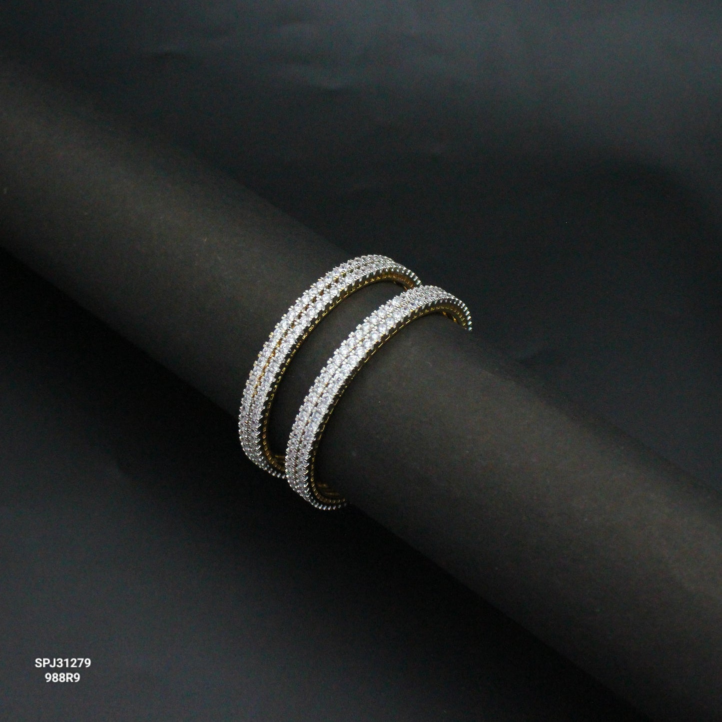 31279 Diamond Look 4 Piece Bangles