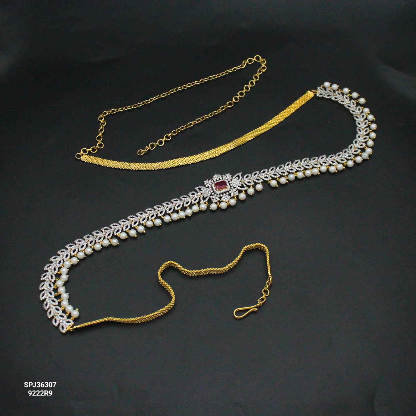 36308 GJ Chain Vaddanam Red