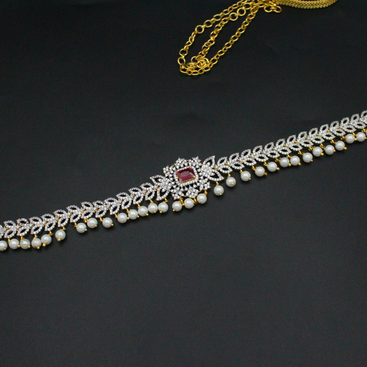 36308 GJ Chain Vaddanam Red