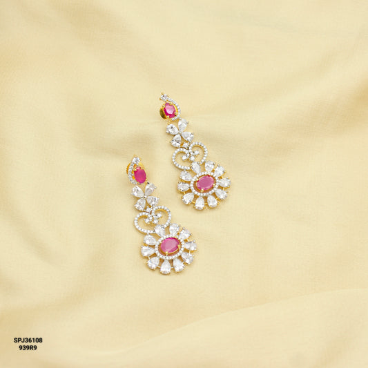 36108 GJ Ruby Earrings