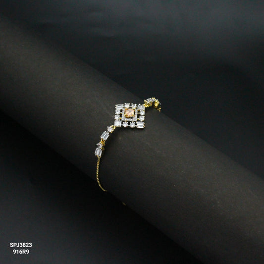 3823 Chain Bracelet Pink