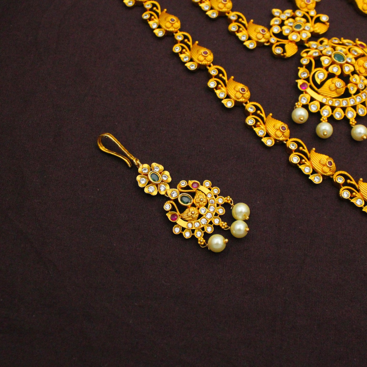 9548 Floral Multi Combo Necklace Set