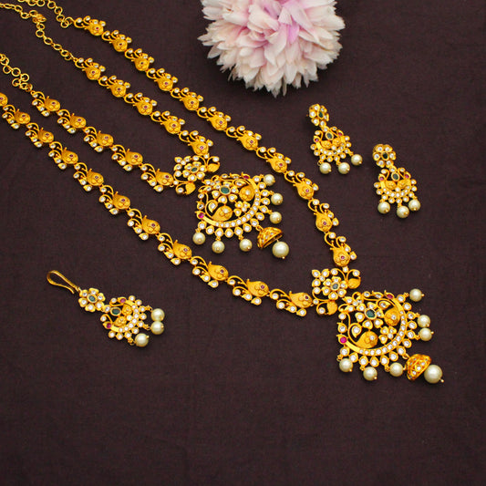9548 Floral Multi Combo Necklace Set