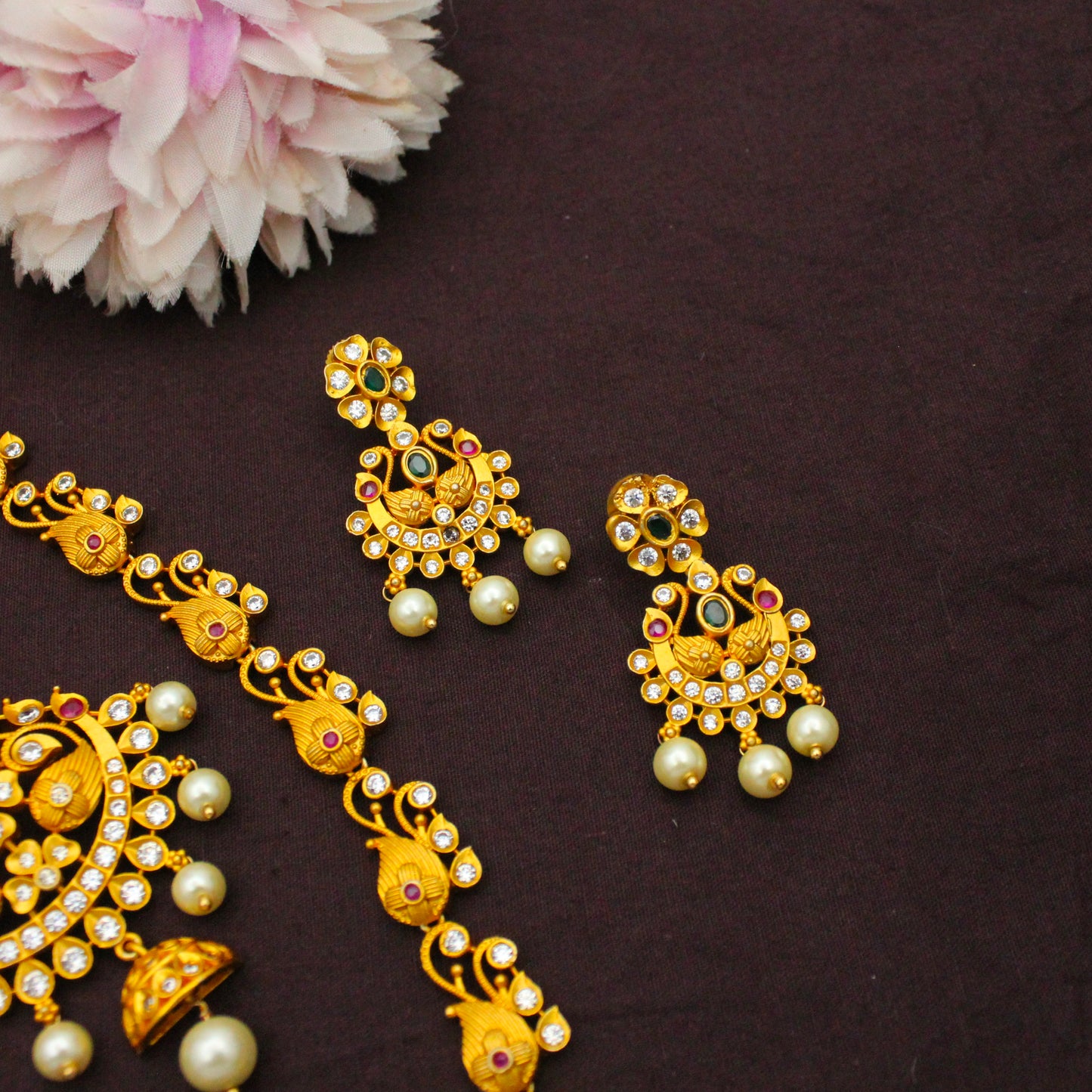 9548 Floral Multi Combo Necklace Set