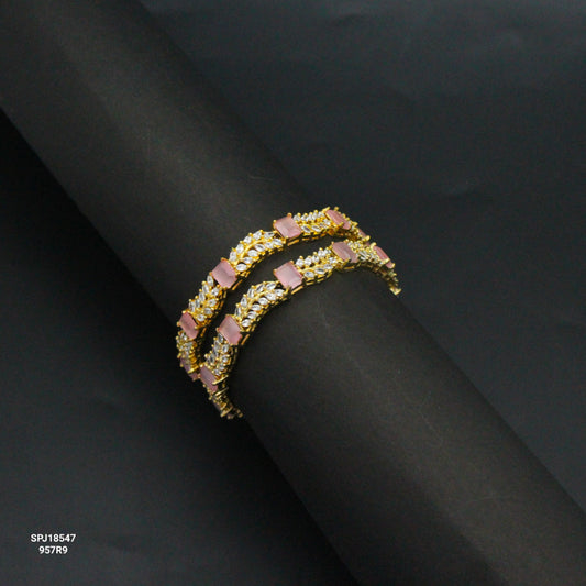 18547 GP Mint Pink Bangle