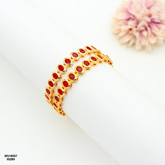 18557 GP Red Bangles