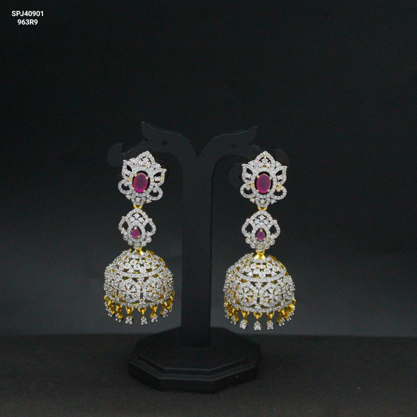 40901  GJ Jhumki Red