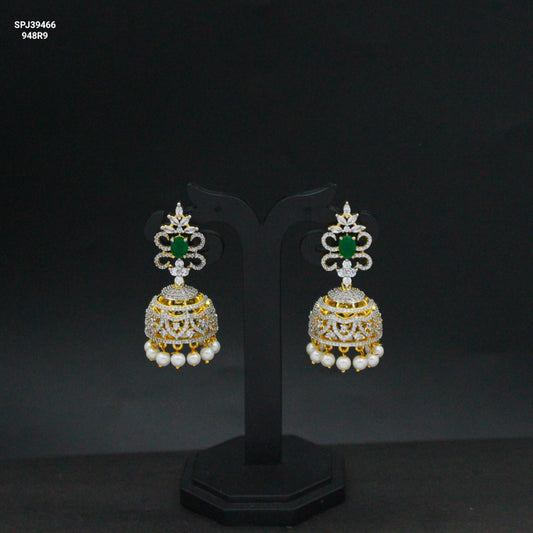39466 GJ green jhumki