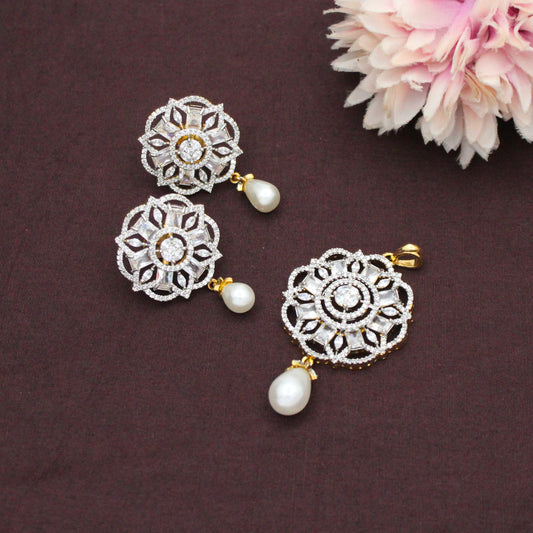 GJ Full White Pendant Set