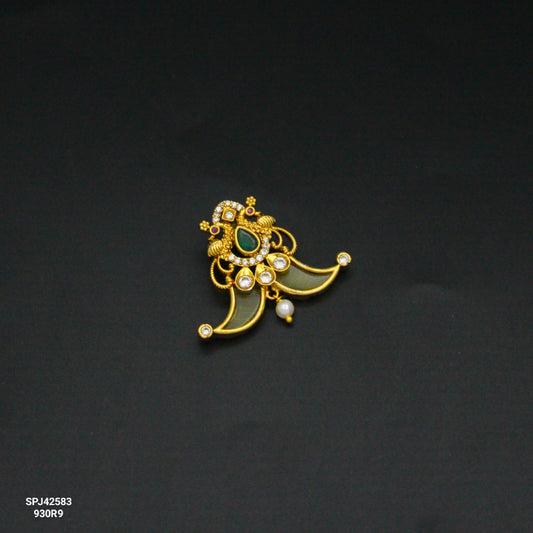 42583 Peacock Green Small Tiger Nail