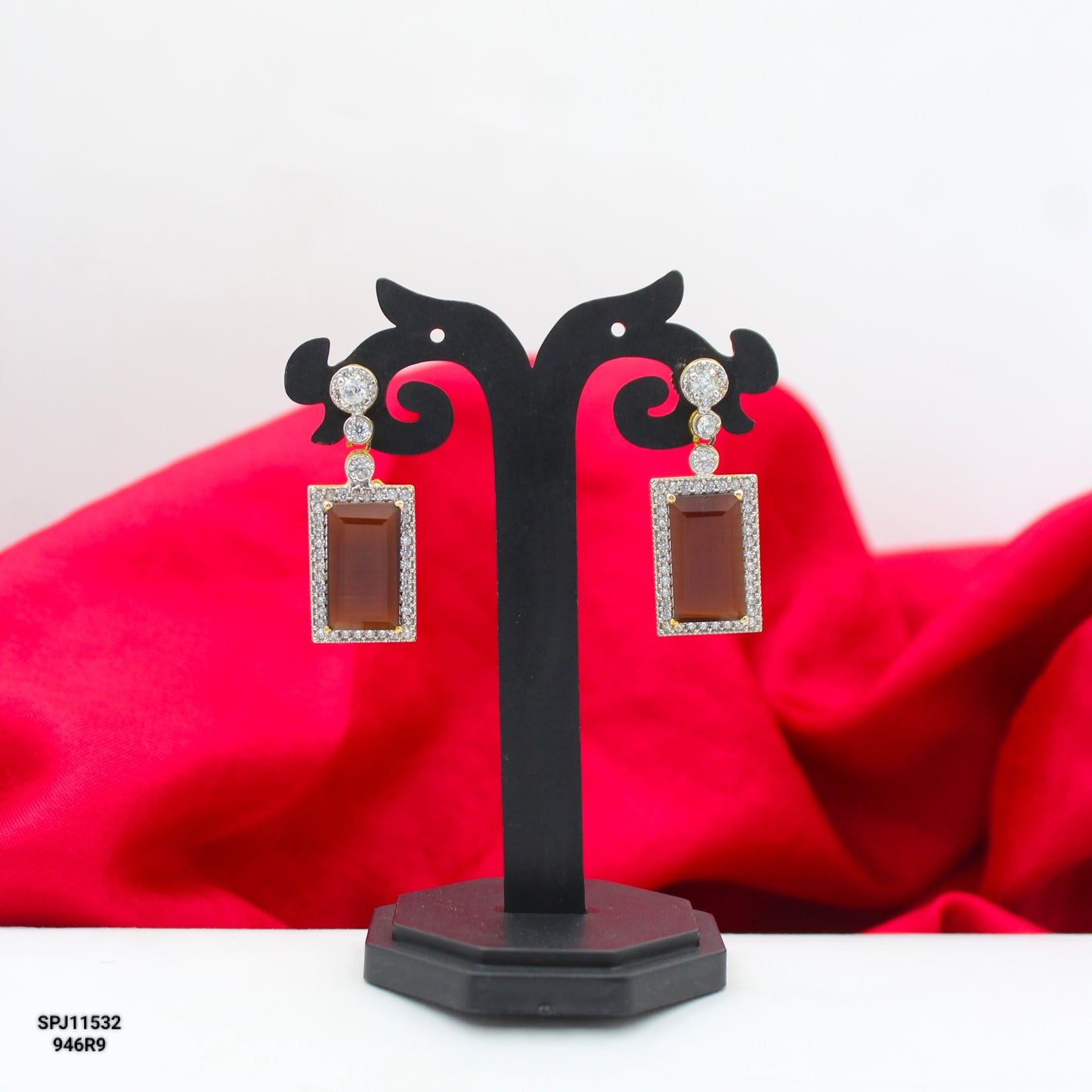 Platinum earring
