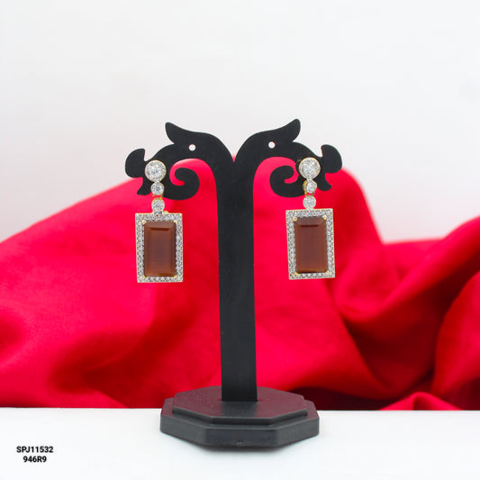 Platinum earring