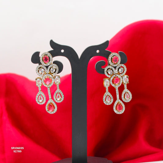 36035 Red Victorian Hangings