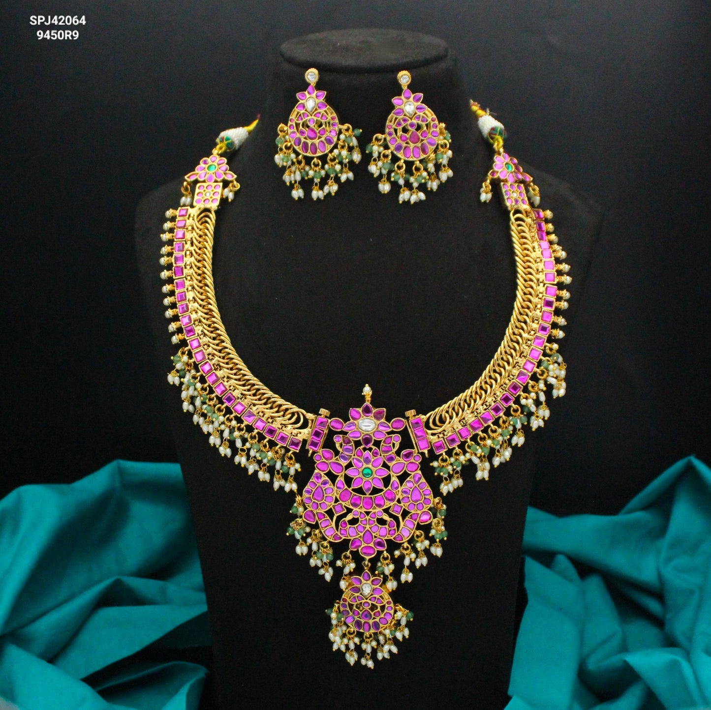 42604 Jalebi 2 in 1 Long Necklace