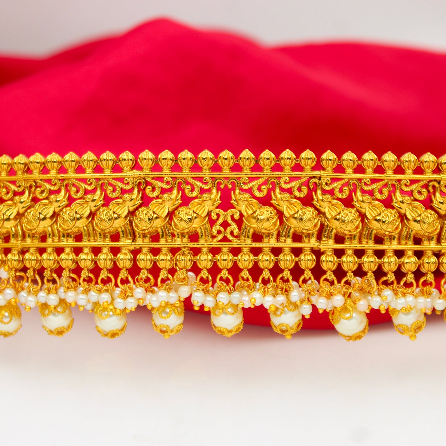 42436 Elephant Pearls Design Vaddanam