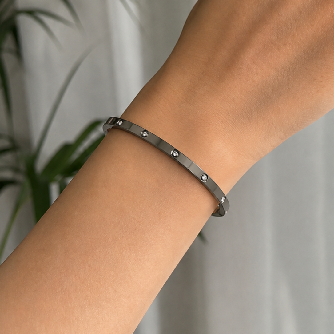 Fancy Kada With CZ Stones for Women