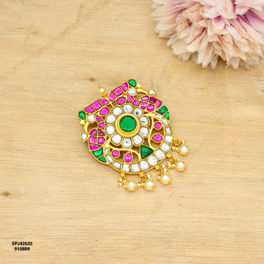 42632 Jadau Peacock Locket