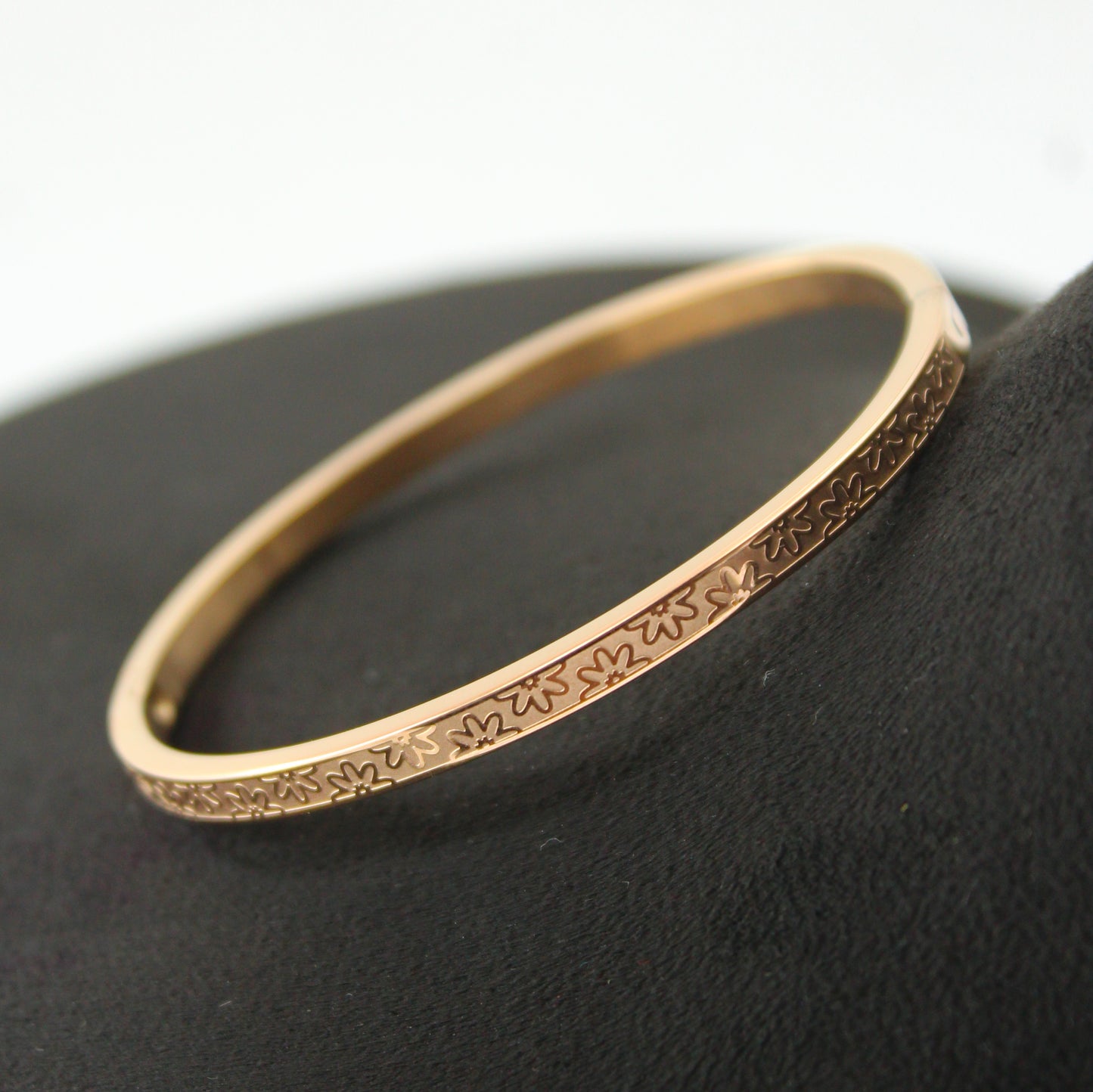Floral Rose Gold Bracelet