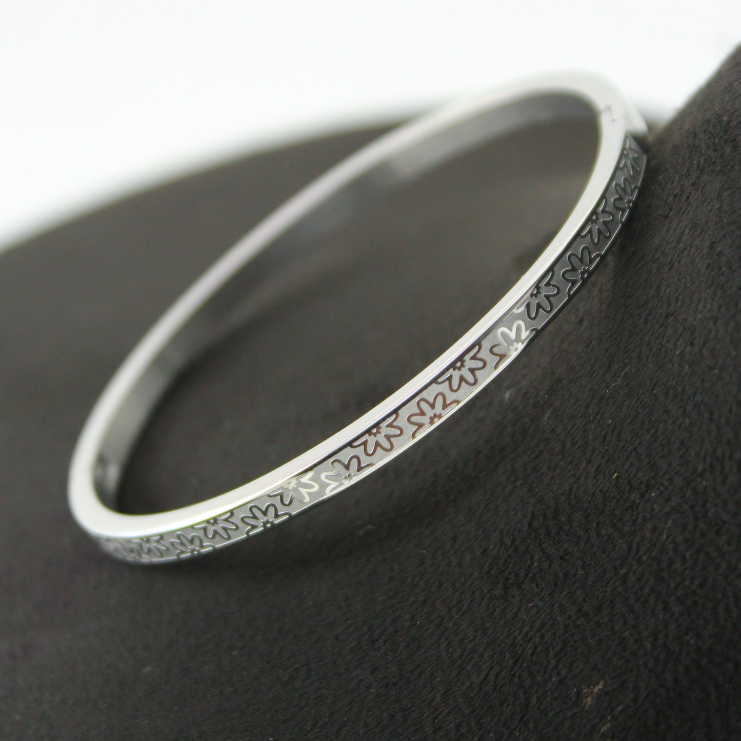 Floral Silver Bracelet