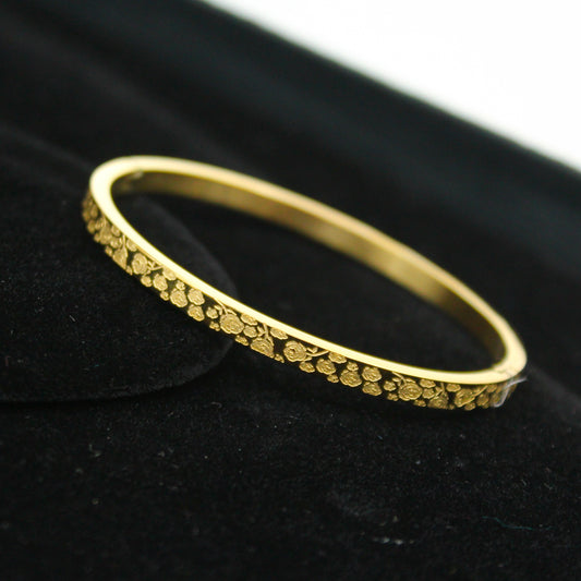 Rose Design Gold Bracelet