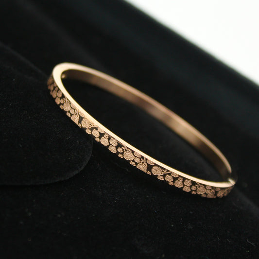 Rose Design Bracelet Rose Gold