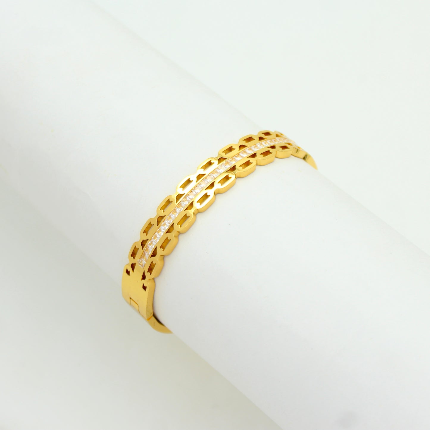 CZ Stone Openable Bracelet