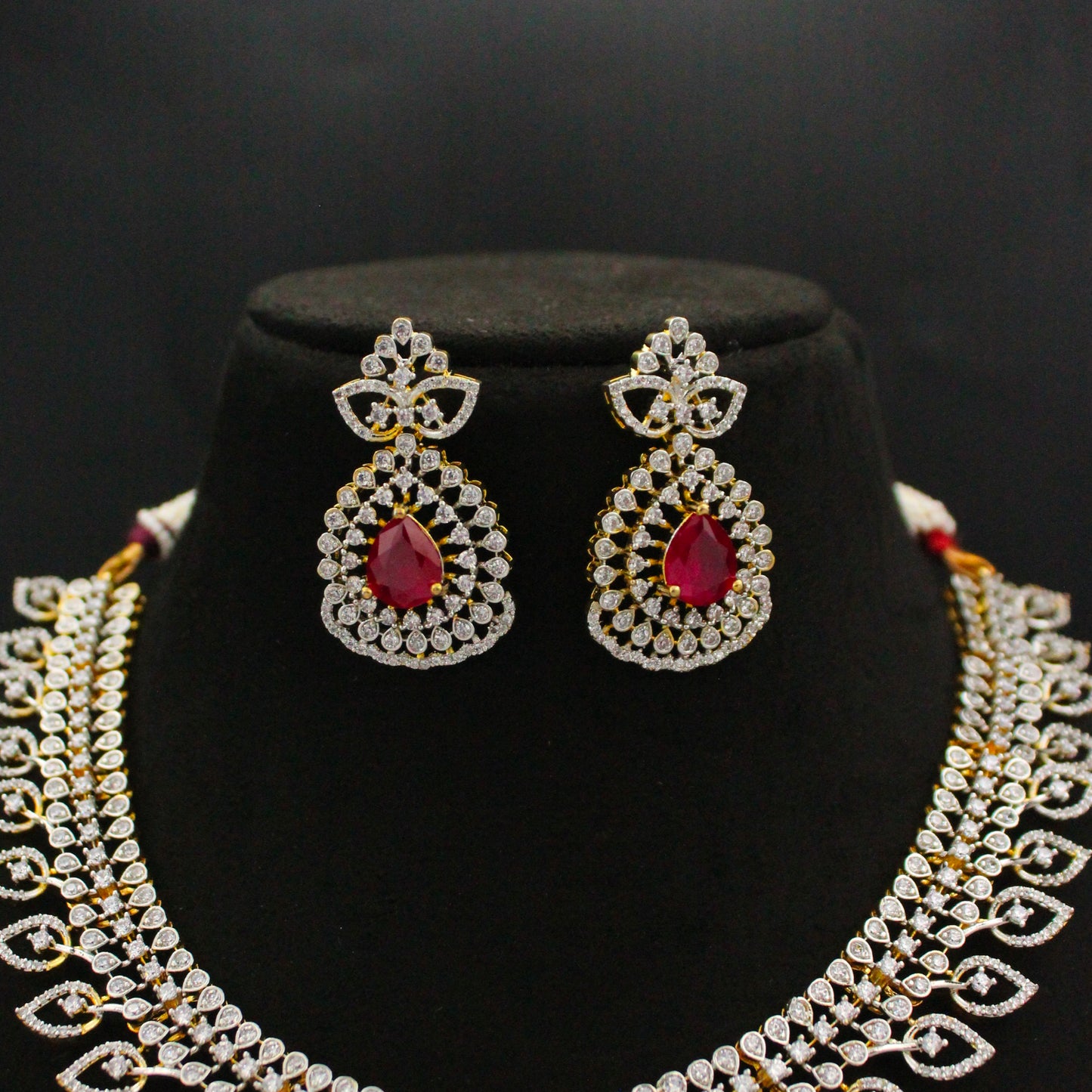 39463 GJ Fancy Mango Necklace Set
