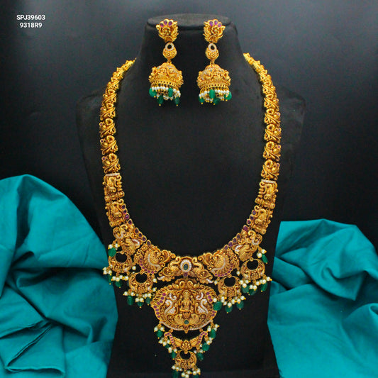 39603 Nakshi Laxmi Long Necklace Set