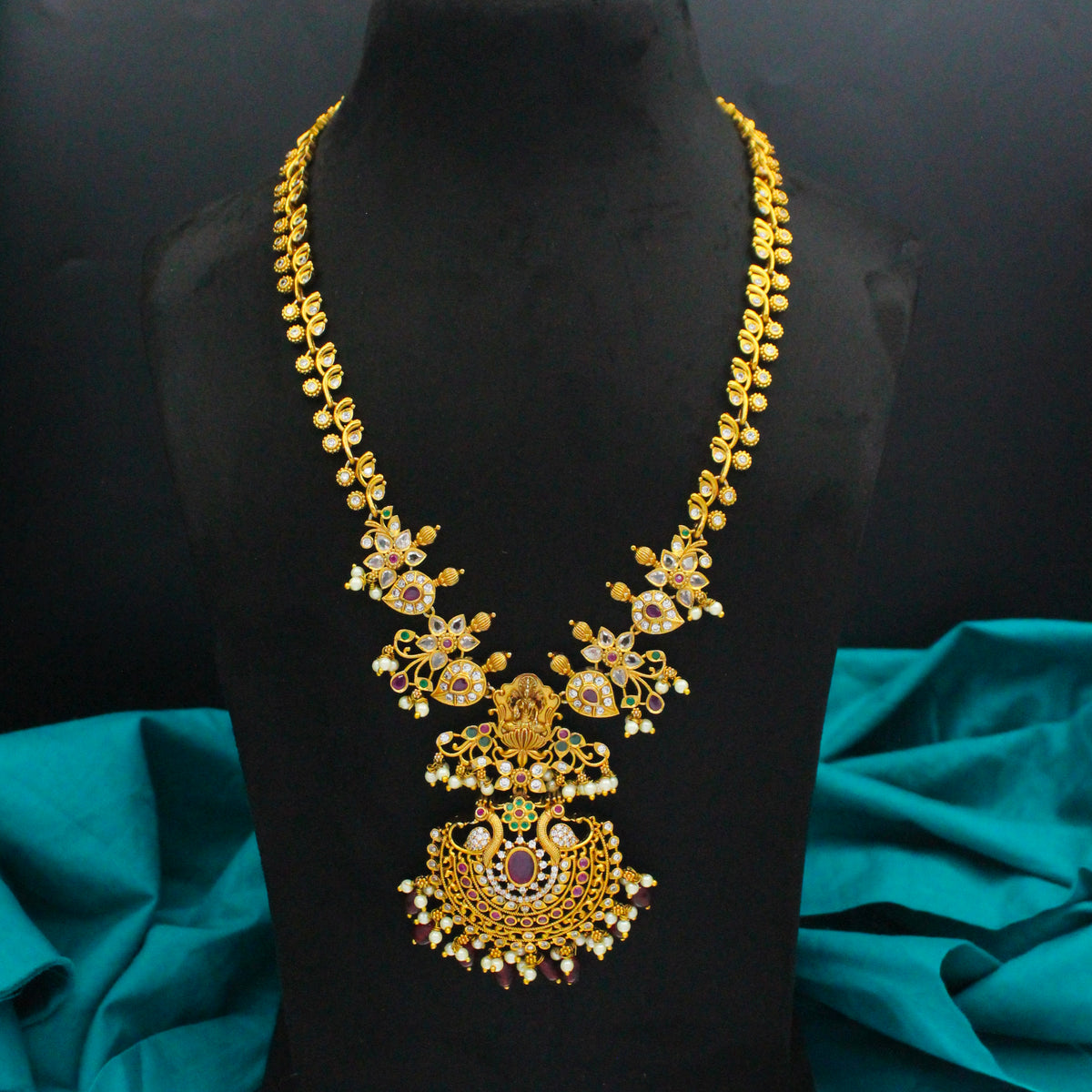 Matte Antique Long Necklace SP-33305