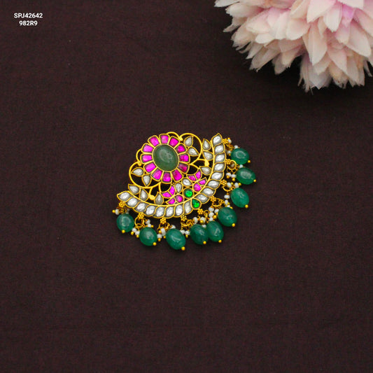 42642 Jadau Multi Stone Pendant