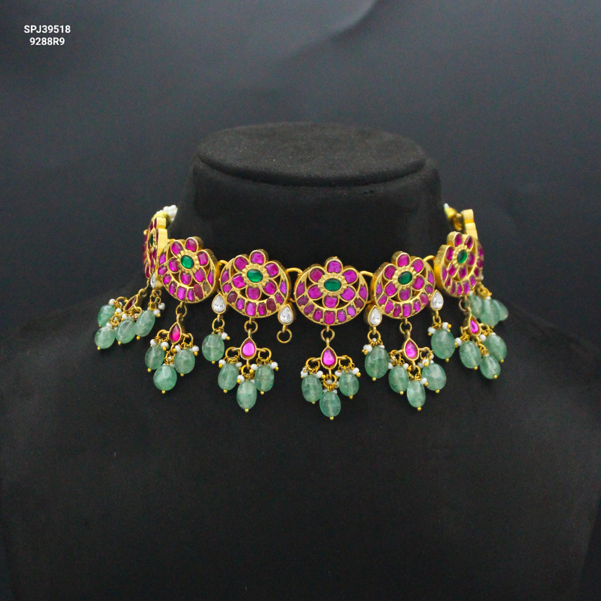 39518 Jadau Bottumala Choker