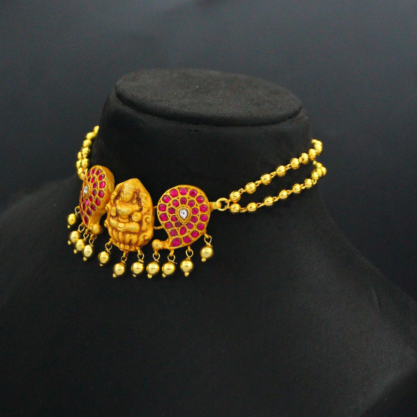 Jadau Lakshmi Kundan Choker Necklace