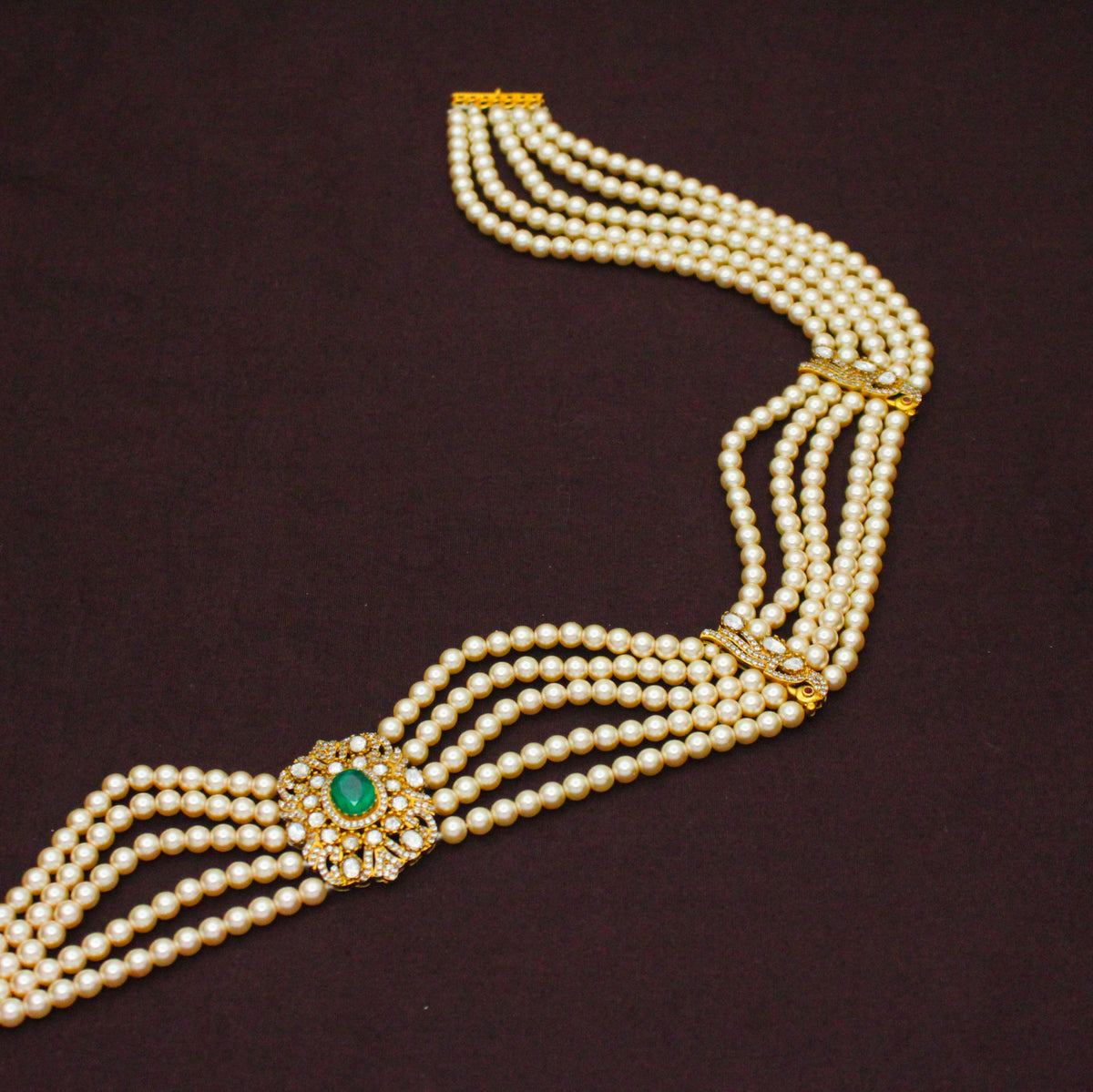 Swarovski Pearls Vaddanam 42817