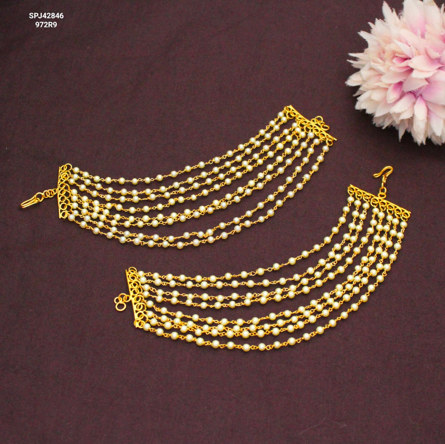 8 Lines Pearls Champaswaralu 42846