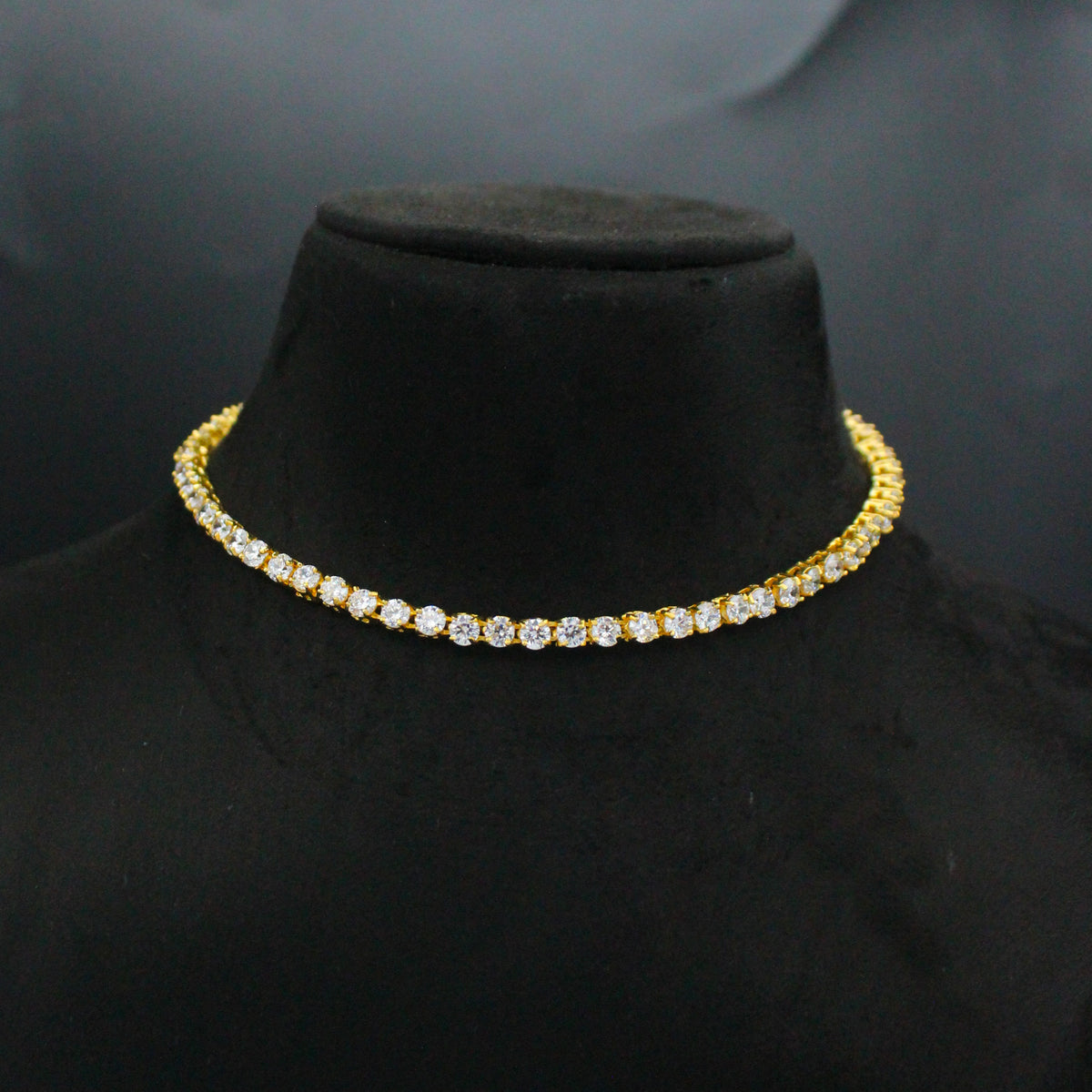 1 Line AD Necklace Set Small 9077