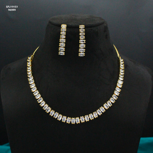 AD Single Stone Necklace SP-19151