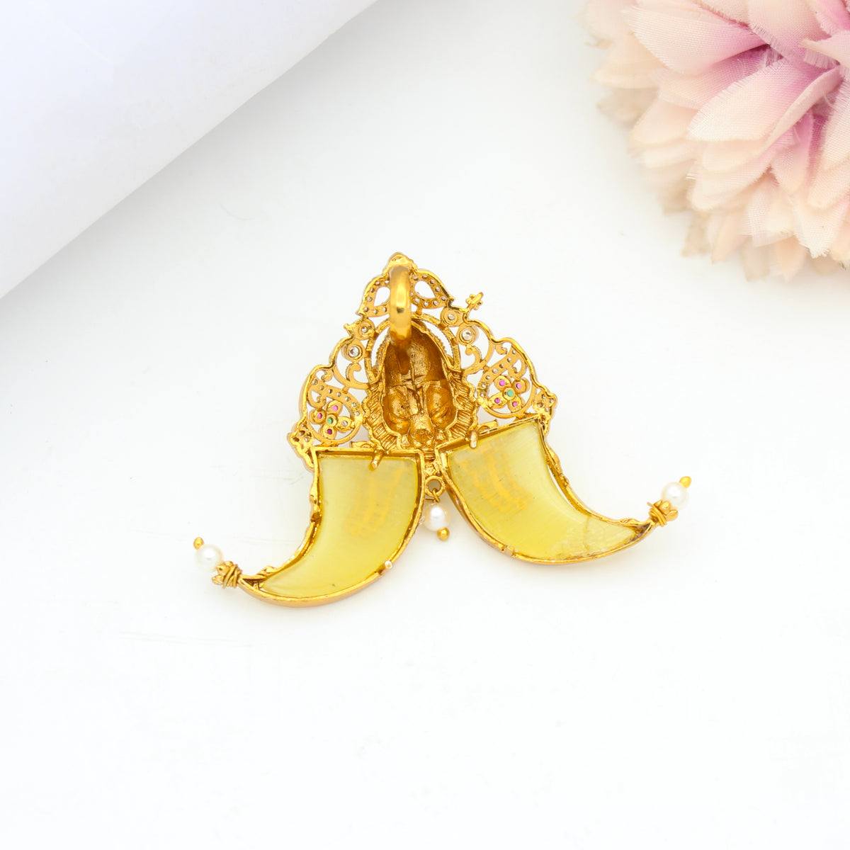 Premium Laxmi Narasimha Swamy Tiger Nail With Openable Hook 42929