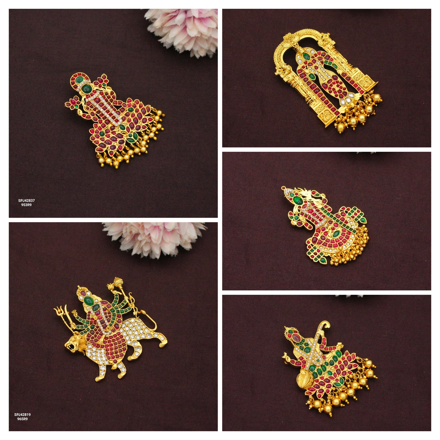 Kemp stone hair accessories god idol combo of 5 pieces