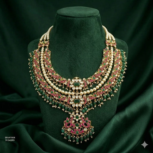 41904 Jadau Heavy Necklace