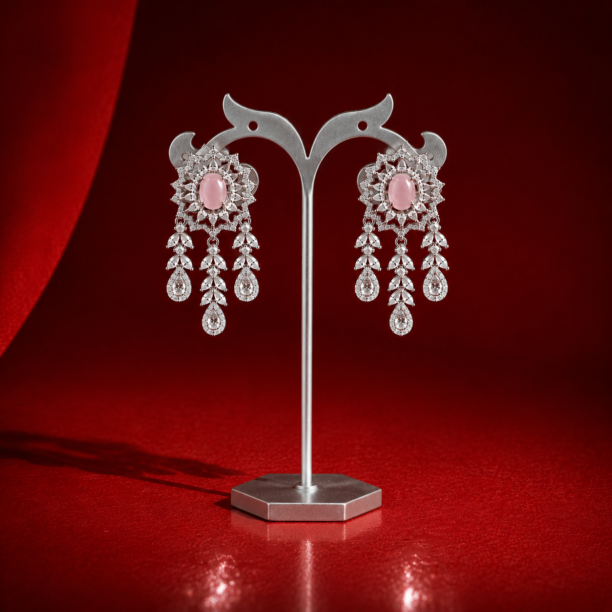 33637 Platinum Pink Hangings