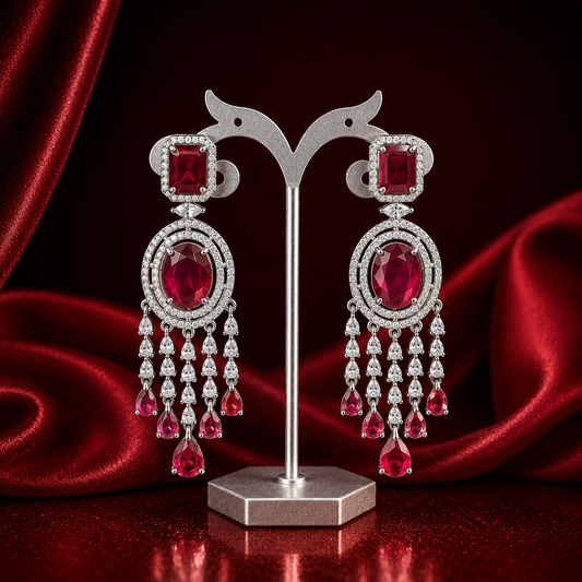 28814 Platinum Red Hangings Push Back