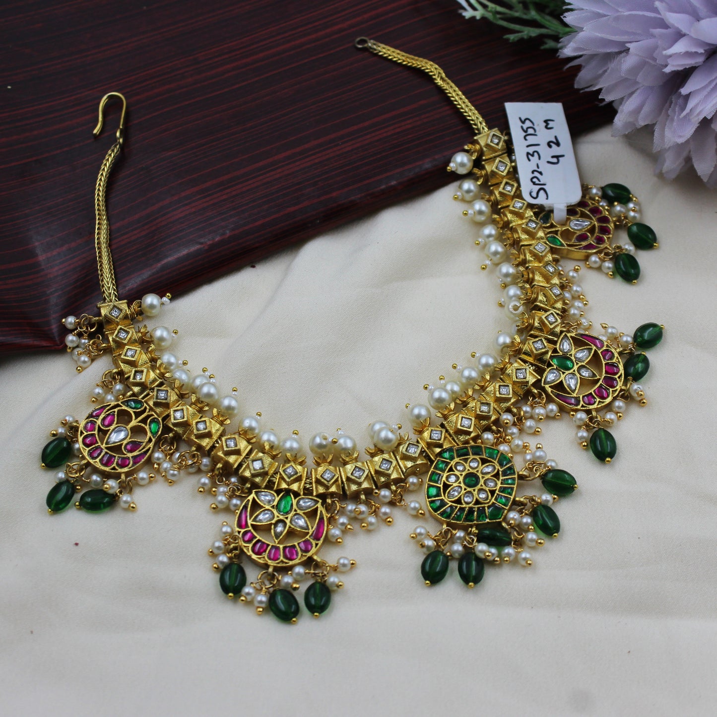31755 Jadau short necklace