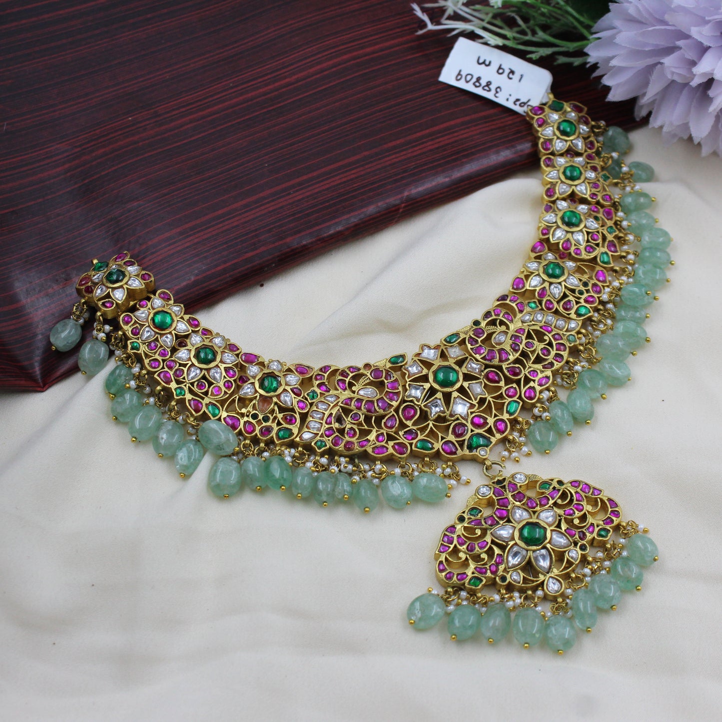 38809 Jadau necklace