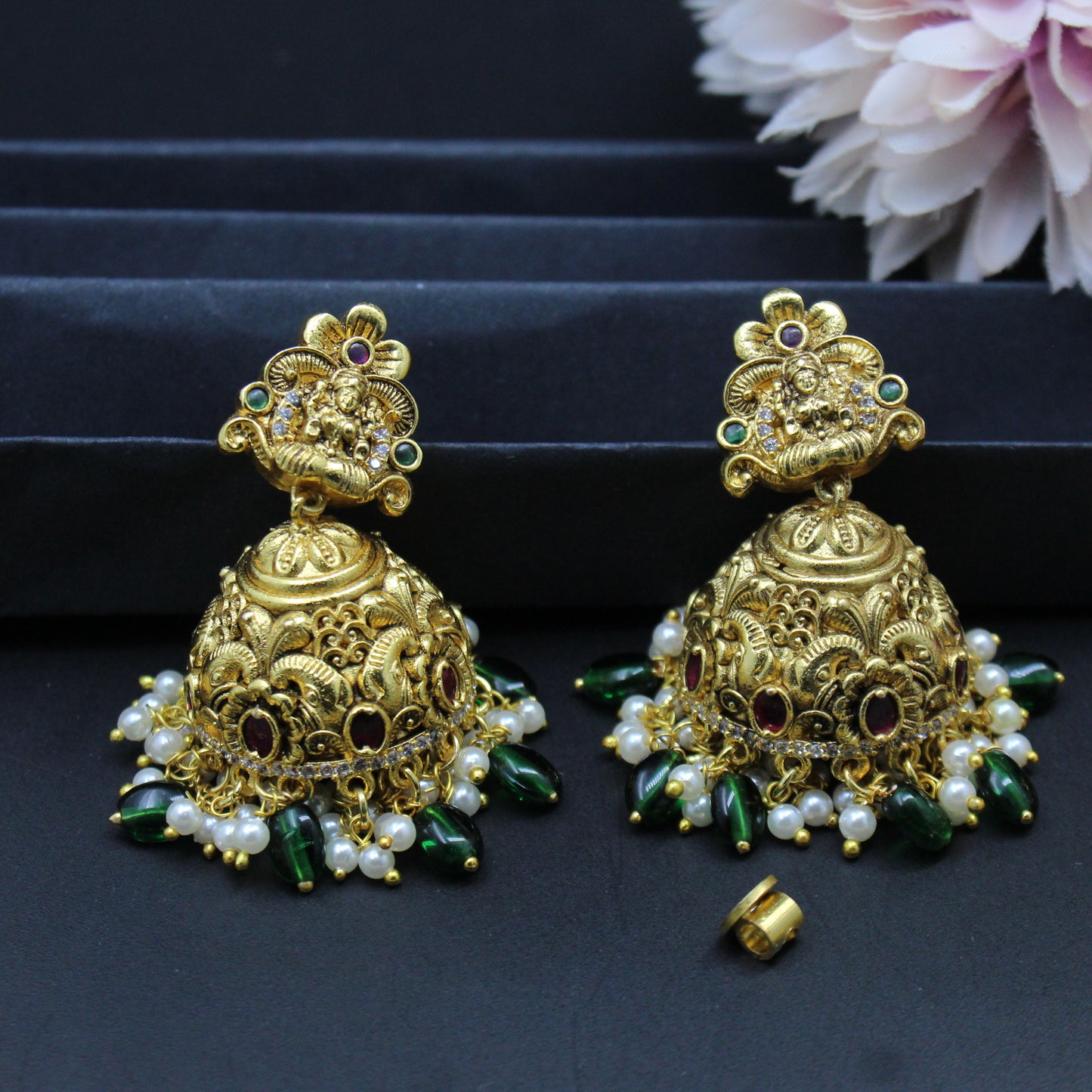 39810 Matte Laxmi Multi Necklace Set