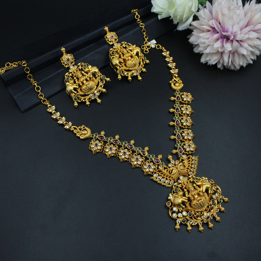 5228 Nakshi Matte short necklace