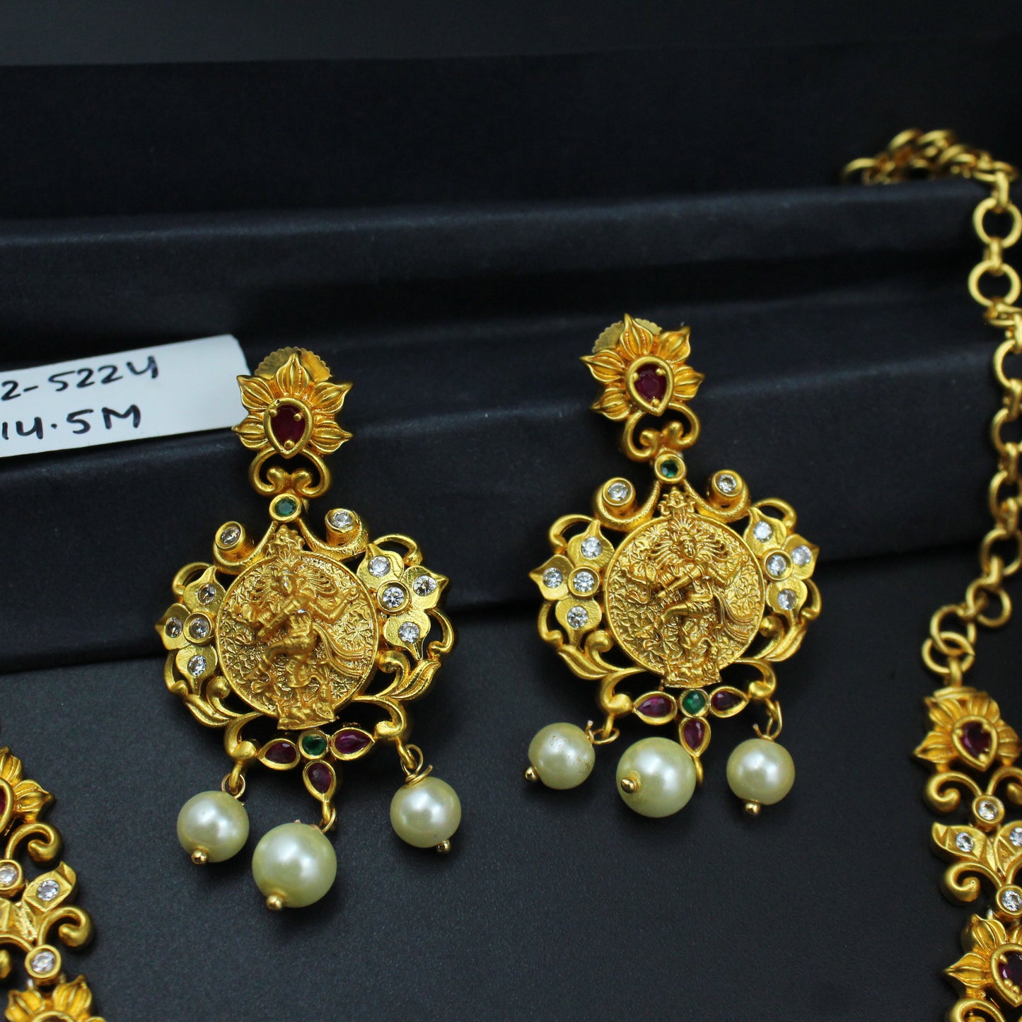 5224 Narsimha swamy short necklace