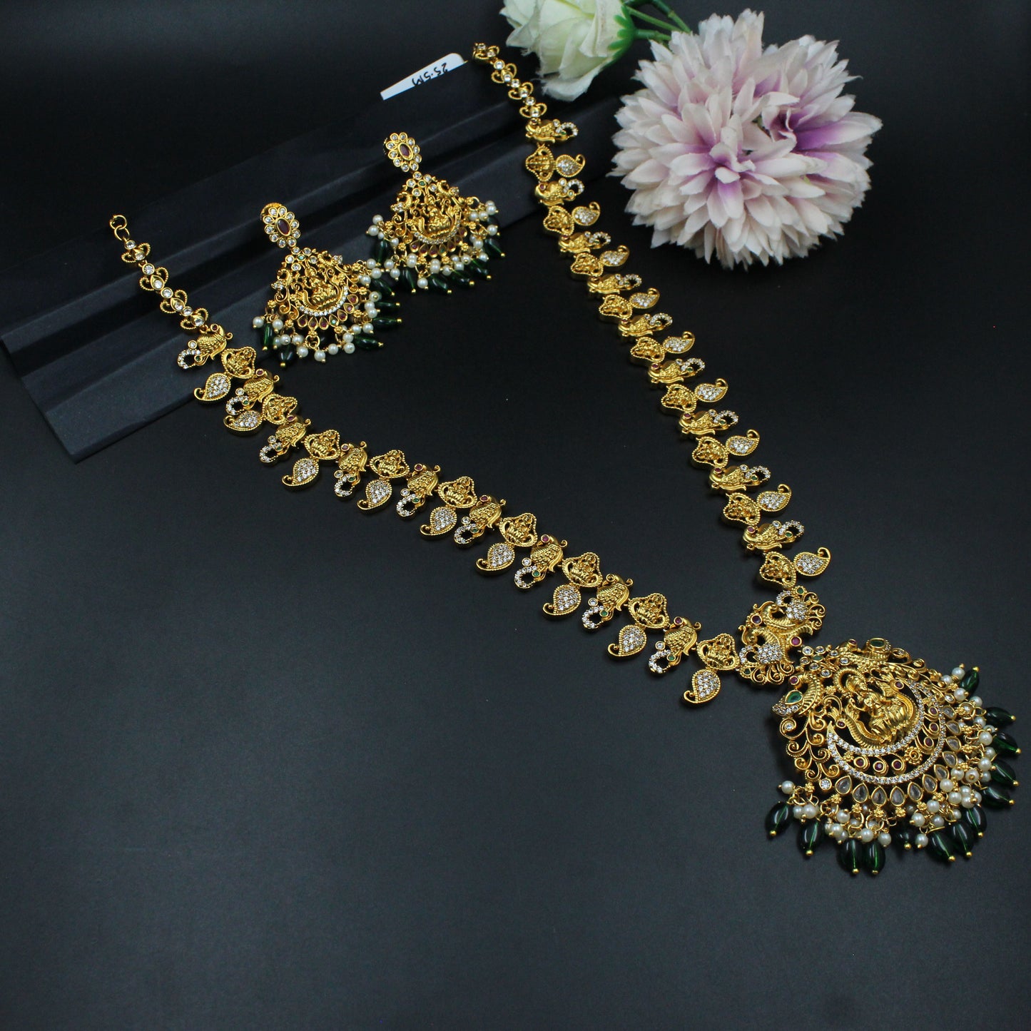 34910 Matte Long Necklace